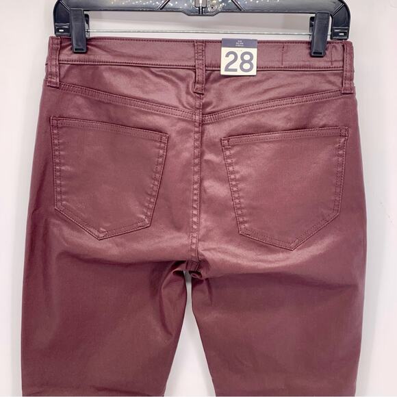 Gap Vintage Slim Coated Mid Rise Jeans Women’s Size 28 - Picture 8 of 11